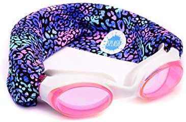 Splash Place SWIM GOGGLES with Fabric Strap - Fun, Fashionable, Comfortable - Adult & Kids Swim Goggles