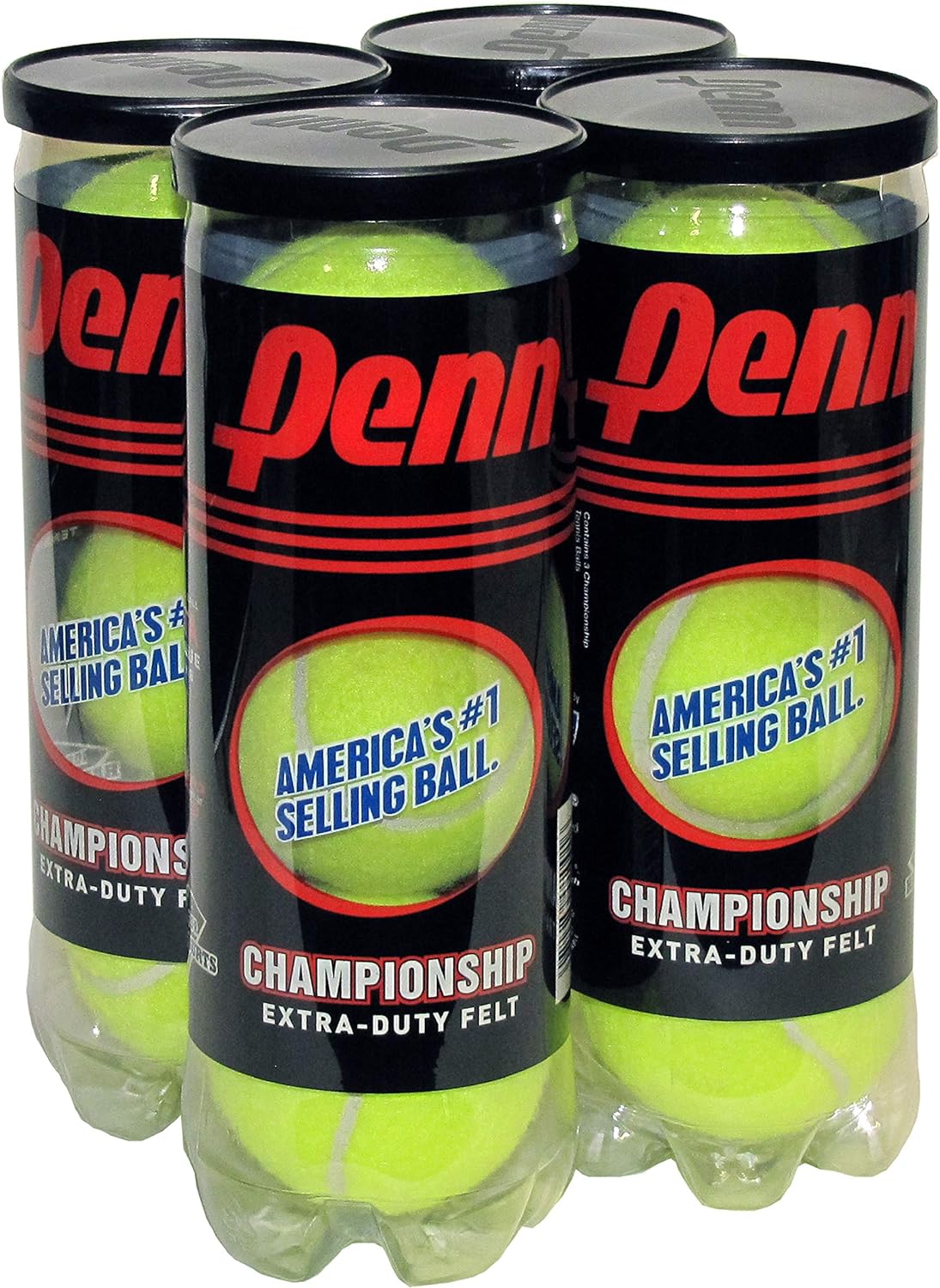 Penn Championship Tennis Balls - Extra Duty Felt Pressurized Tennis Balls