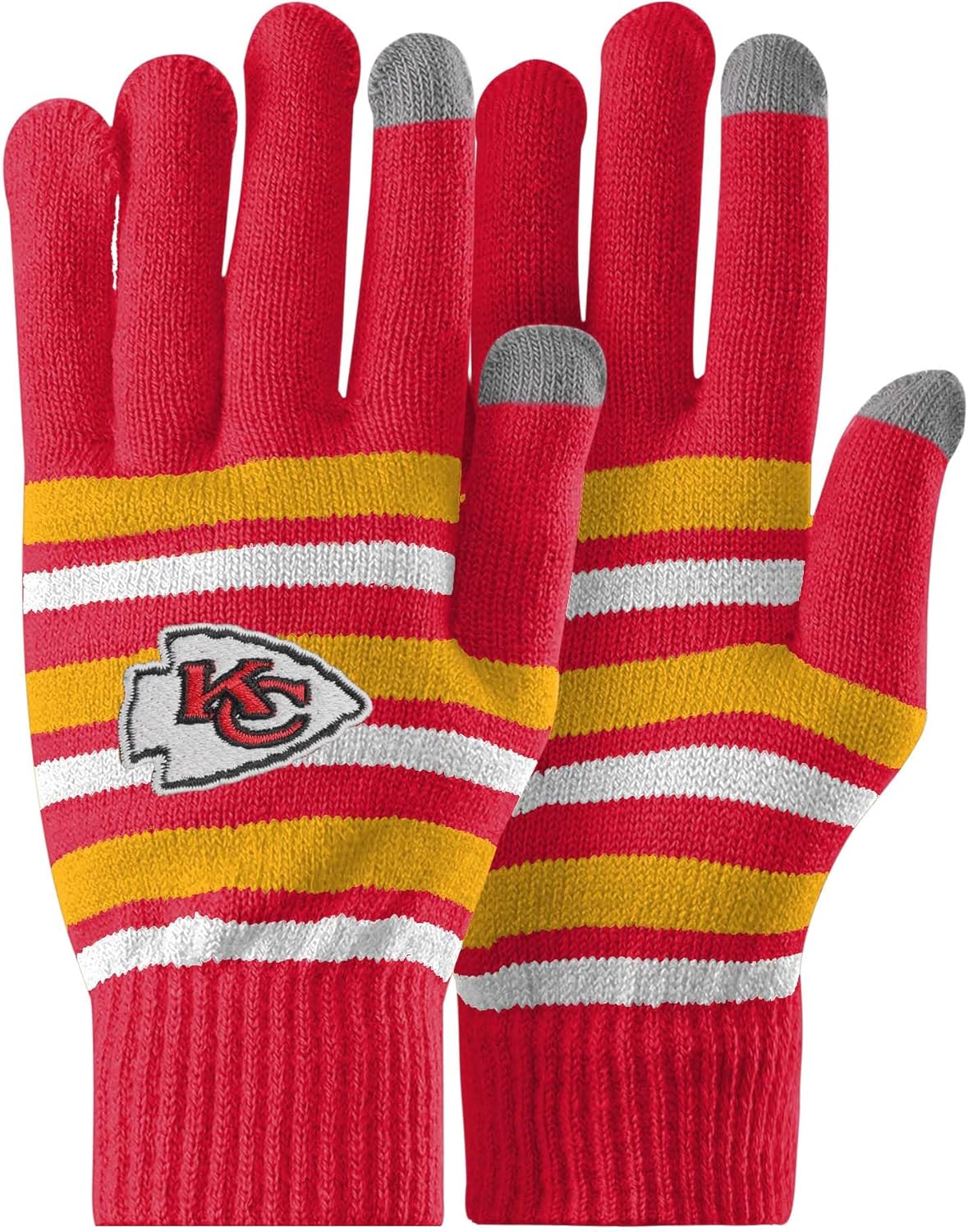 FOCO NFL unisex-adult Nfl Team Logo Stretch Gloves