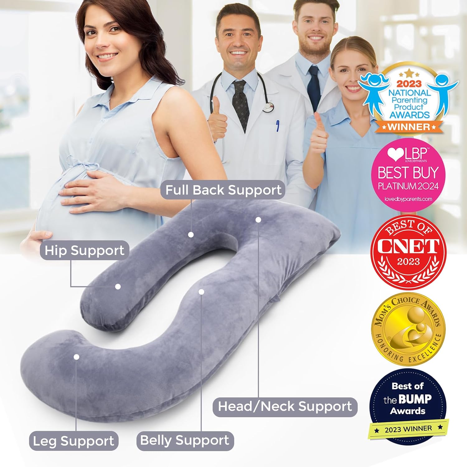best pregnancy pillow for full-body support
