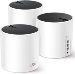 TP-Link Deco X55 AX3000 WiFi 6 Mesh System – Covers up to 6500 Sq.Ft, Replaces Wireless Router and Extender, 3 Gigabit Ports per Unit, Supports Ethernet Backhaul, Deco X55(3-Pack)