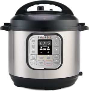 Instant Pot Duo 7-in-1 Mini Electric Pressure Cooker, Slow Rice Cooker, Steamer, Sauté, Yogurt Maker, Warmer & Sterilizer, Includes Free App with over 1900 Recipes, Stainless Steel, 3 Quart