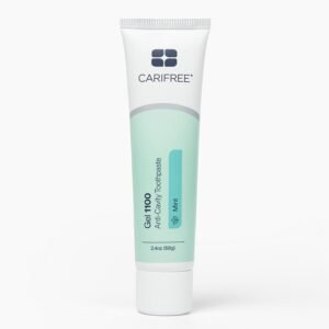 CariFree Gel 1100 (Mint) Anti-Cavity Fluoride Toothpaste with Nano Hydroxyapatite, Cavity Prevention and Enamel Protection, Dentist Recommended for Kids and Adults, 2.40 oz.