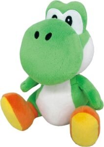 Little Buddy Super Mario All Star Collection 1416 Yoshi Stuffed Plush, 8″,Multi-colored