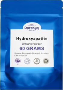 Nano Hydroxyapatite Powder for DIY Toothpaste, Teeth Whitening Repair Tooth Enamel Strong Teeth High Material hydroxyapatite are Very Suitable for DIY 2.1oz(60g)