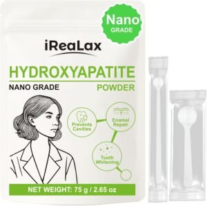 100% Pure Nano Hydroxyapatite Powder 75g (2.65 oz) | Nano Grade unflavored Hydroxyapatite Crystals for Teeth | DIY Formulations | nanohydroxyapatite Bulk