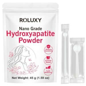 100% Pure Nano Hydroxyapatite Powder 45 g (1.59 oz) | Nano Grade Hydroxyapatite Powder | High-Purity Raw Material hydroxyapatite for DIY Formulations | nanohydroxyapatite