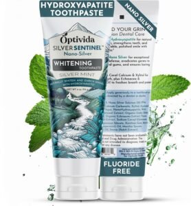 Flouride Free Hydroxyapatite Toothpaste with Nano Silver & Xylitol – 4 oz