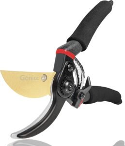 gonicc 8″ Professional Premium Bypass Titanium Pruning Shears(GPPS-1003)