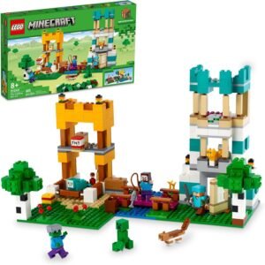LEGO Minecraft The Crafting Box 4.0 Building Toy – Pretend Playset for Boys & Girls, Ages 8+ – Gift for Birthdays – Minecraft Toy for Kids & Video Game Fan – 21249